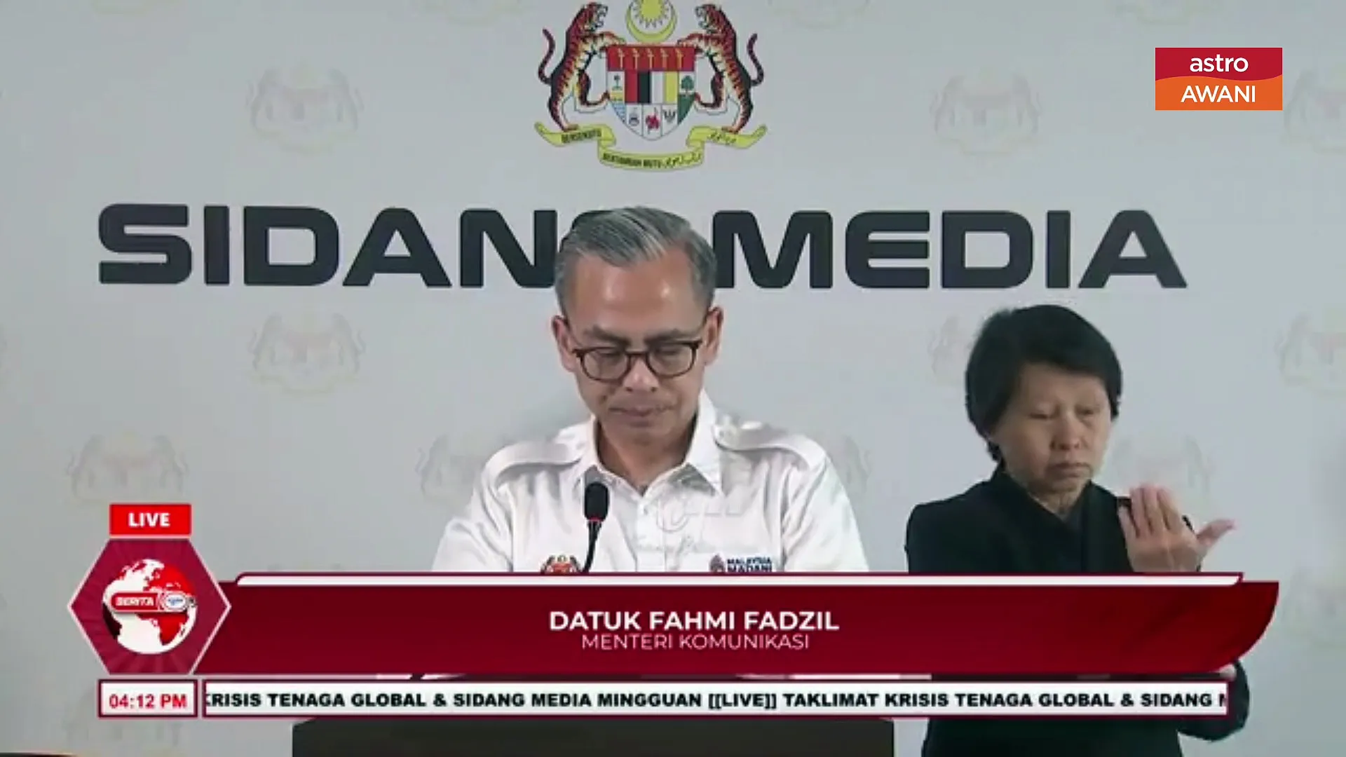 42 siasatan berita palsu krisis tenaga dibuka SKMM - Fahmi Fadzil