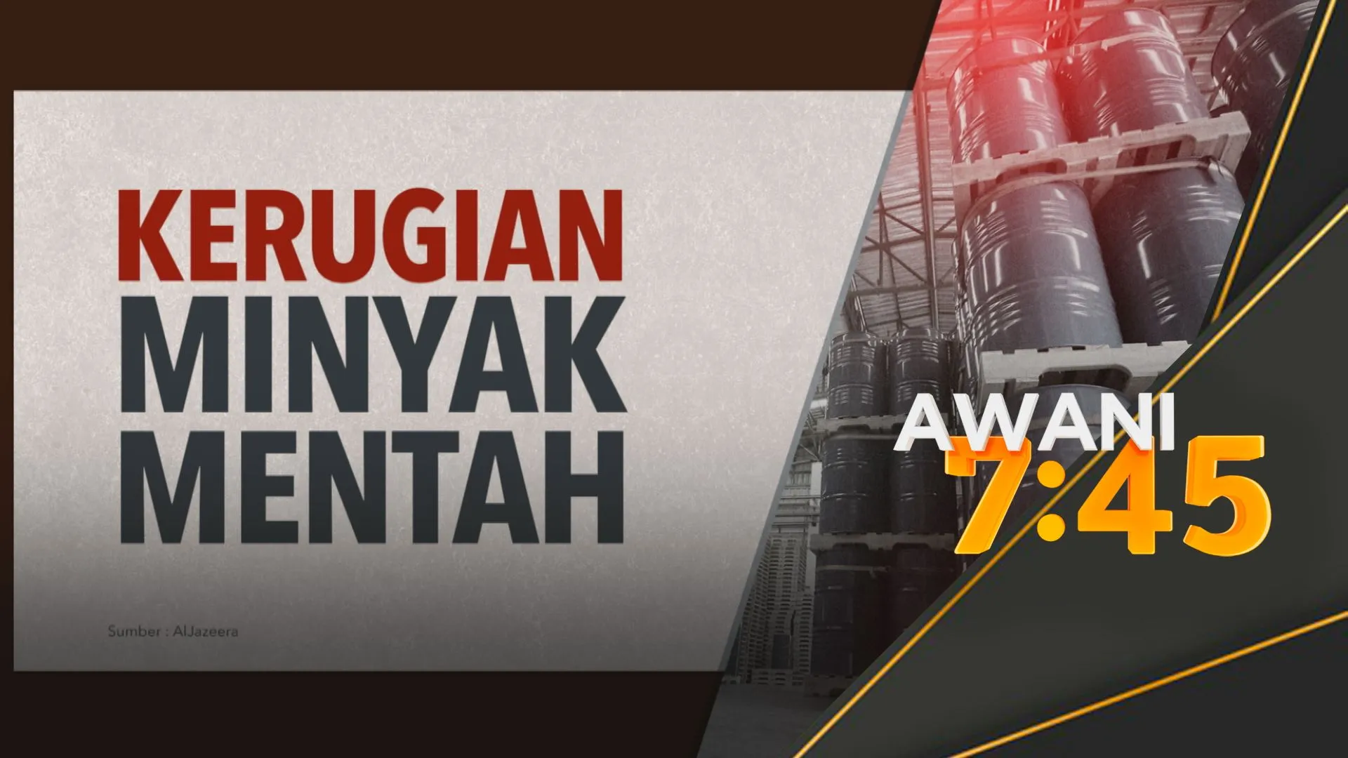 Konflik Asia Barat: Jumlah kerugian minyak mentah dunia