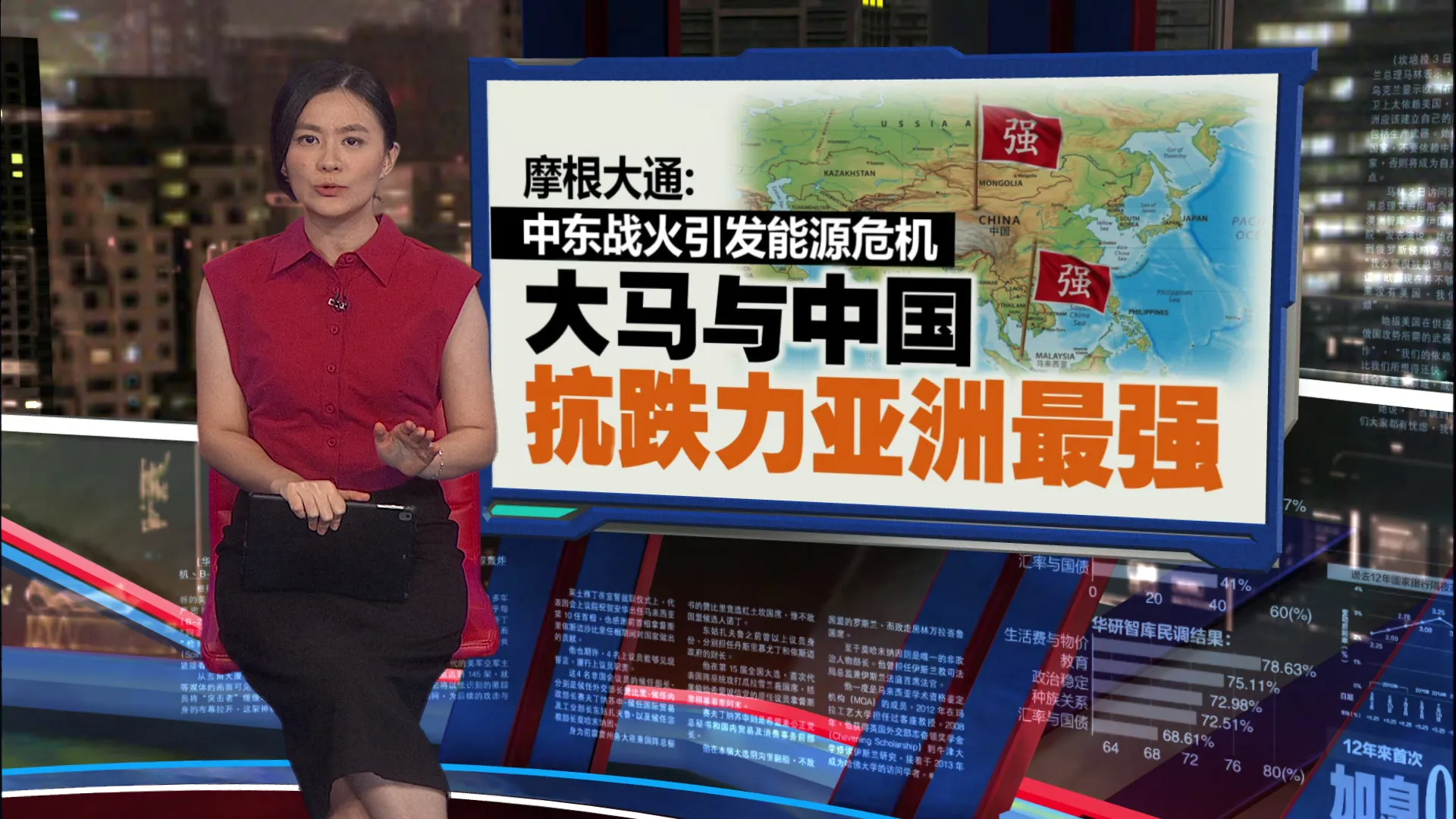 中东战火引发能源危机   摩根大通：大马抗跌力亚洲最强