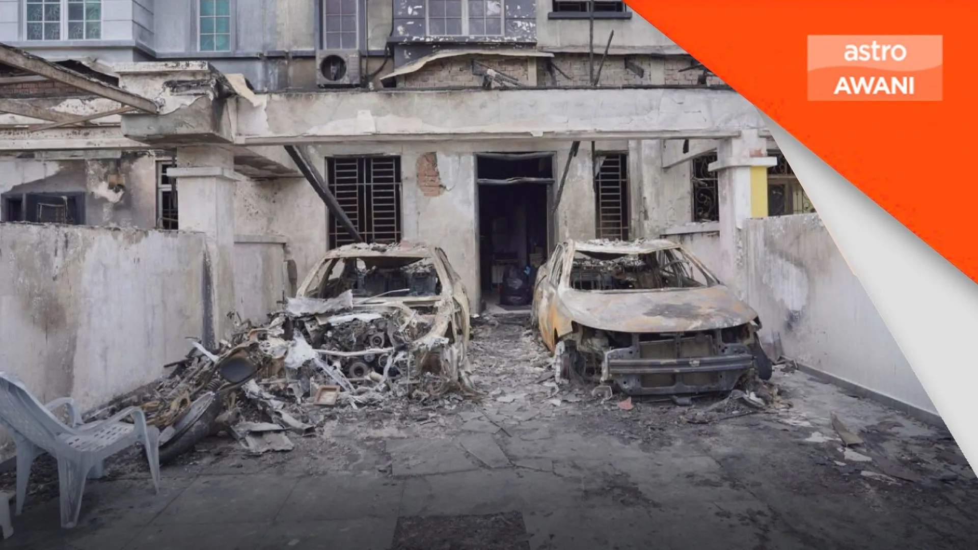 Empat rumah terbakar dipercayai dibaling bom petrol – Polis