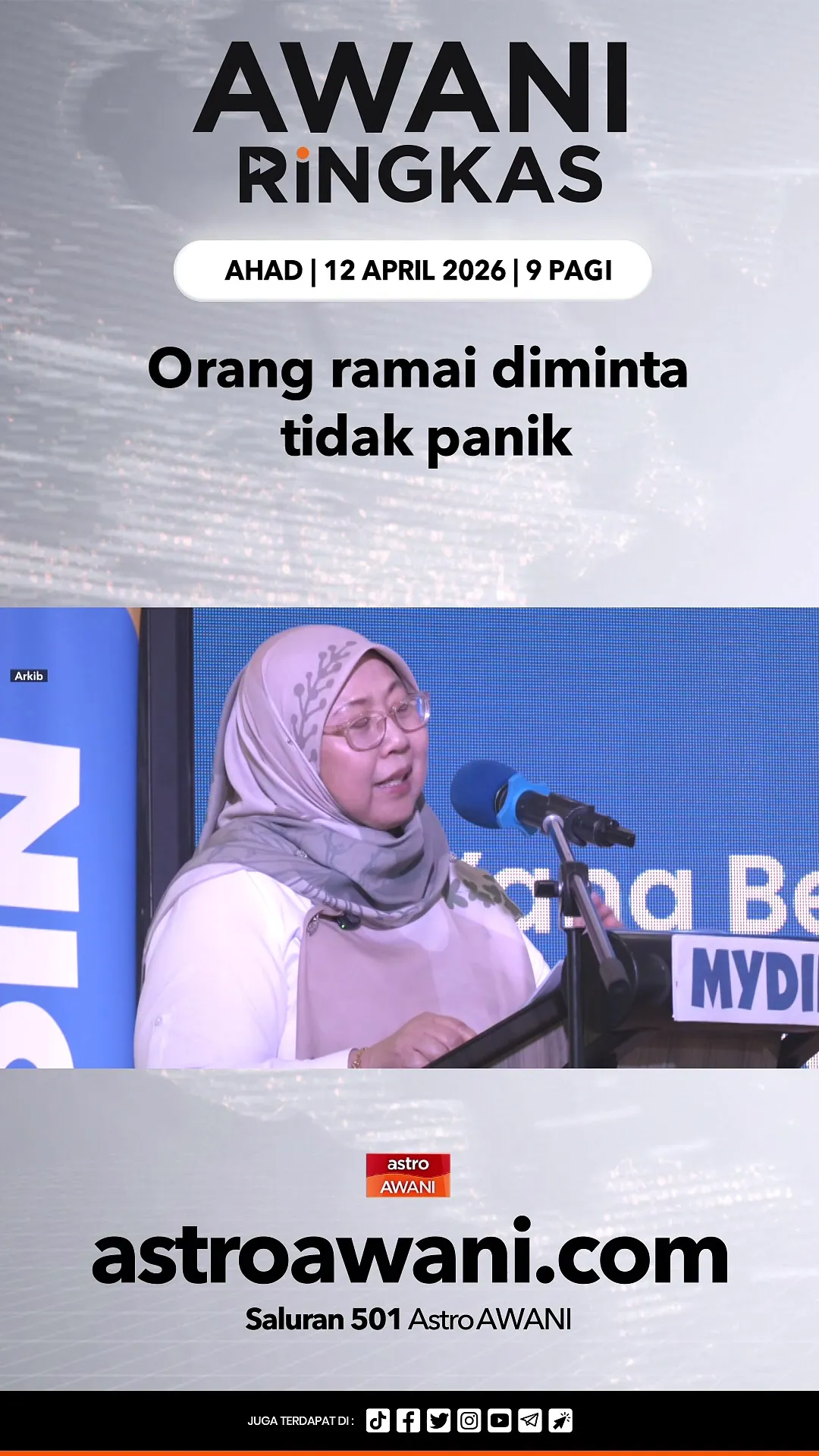 #AWANIRingkas 12 April 2026 | 9AM
