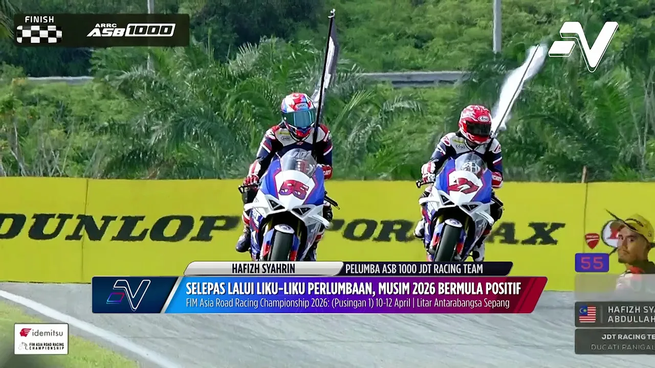 Hafizh Syahrin terus cemerlang dominasi perlumbaan kedua kategori ASB1000