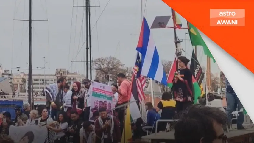 Aktivis pro-Palestin mulakan pelayaran ke Gaza dari Barcelona
