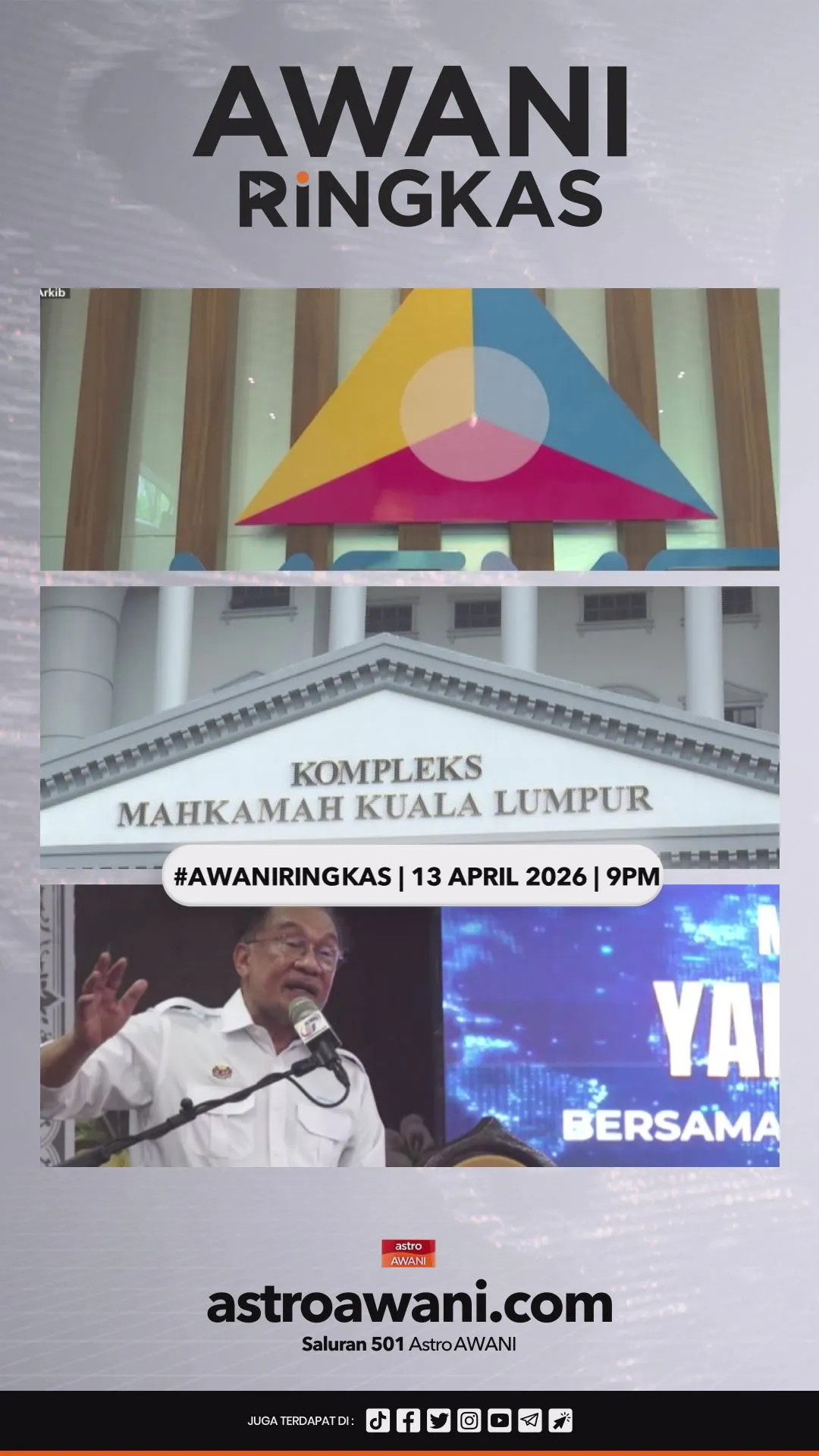 #AWANIRingkas 13 April 2026 | 9PM