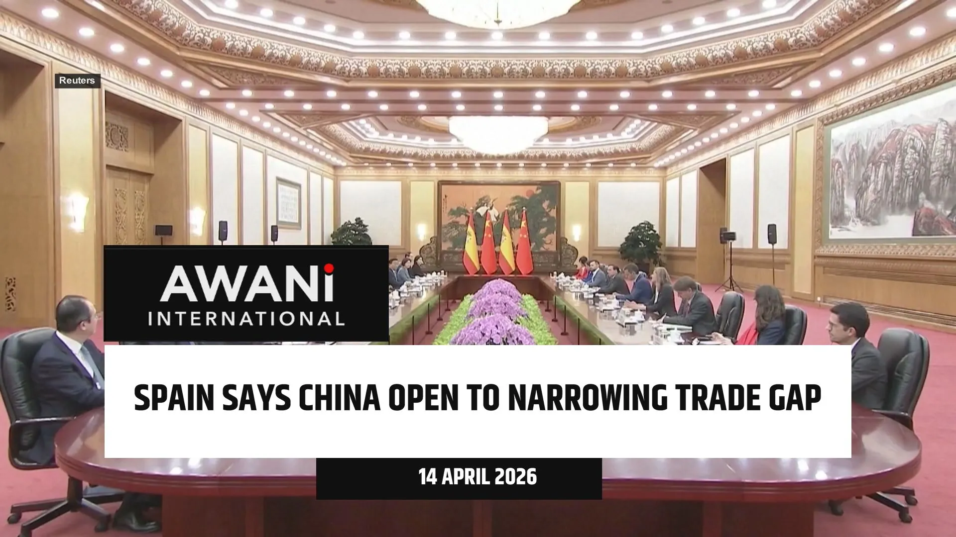 Spain says China open to narrowing trade gap