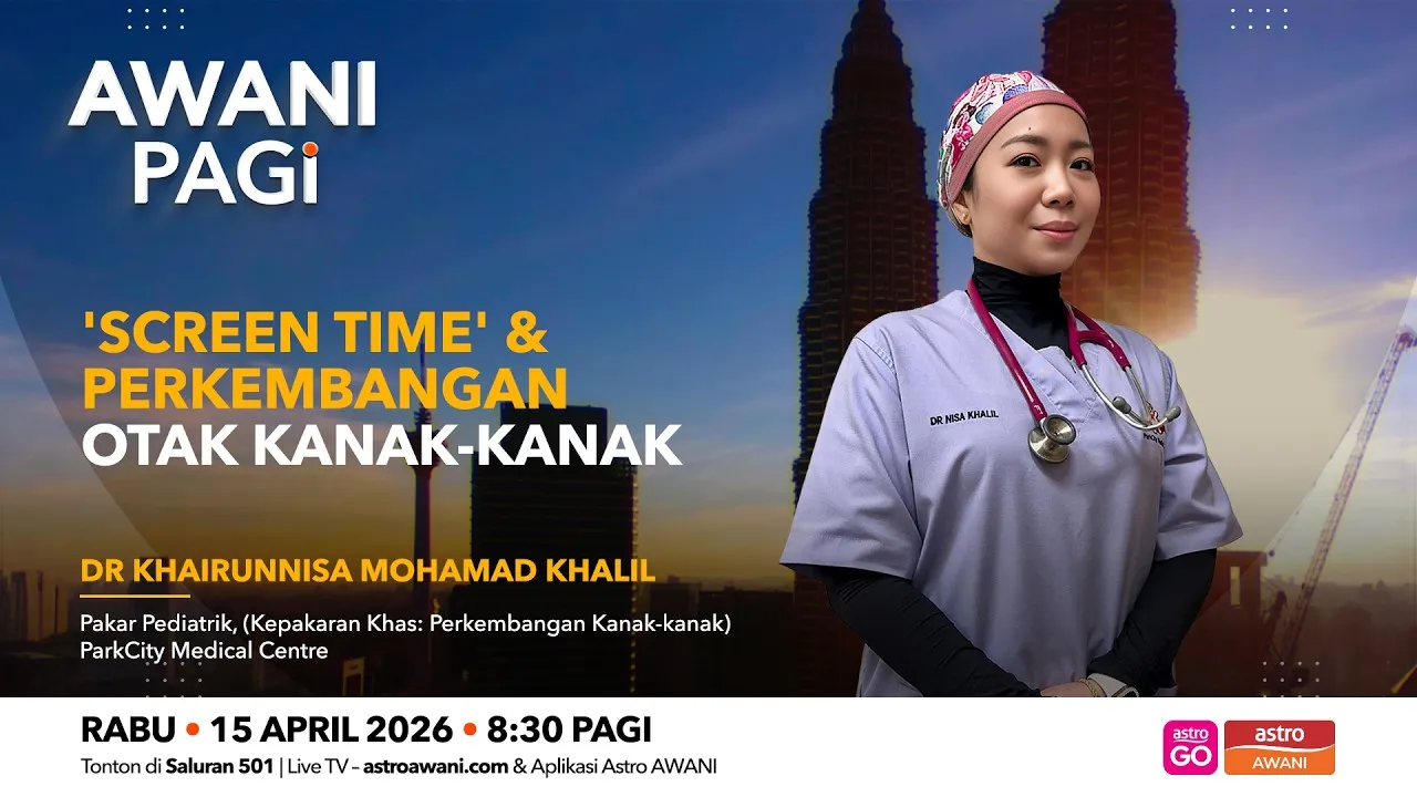 AWANI Pagi: 'Screen time' & perkembangan otak kanak-kanak