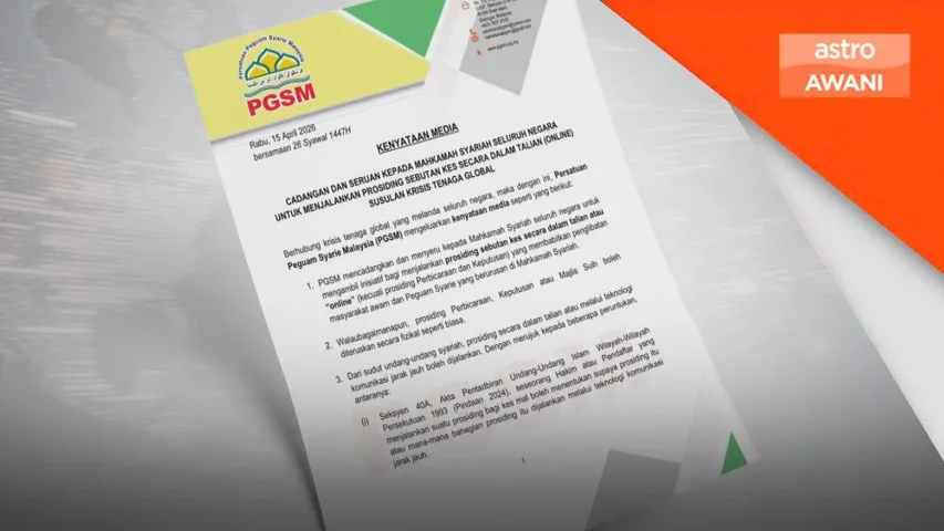 Mahkamah Syariah diseru laksana prosiding dalam talian