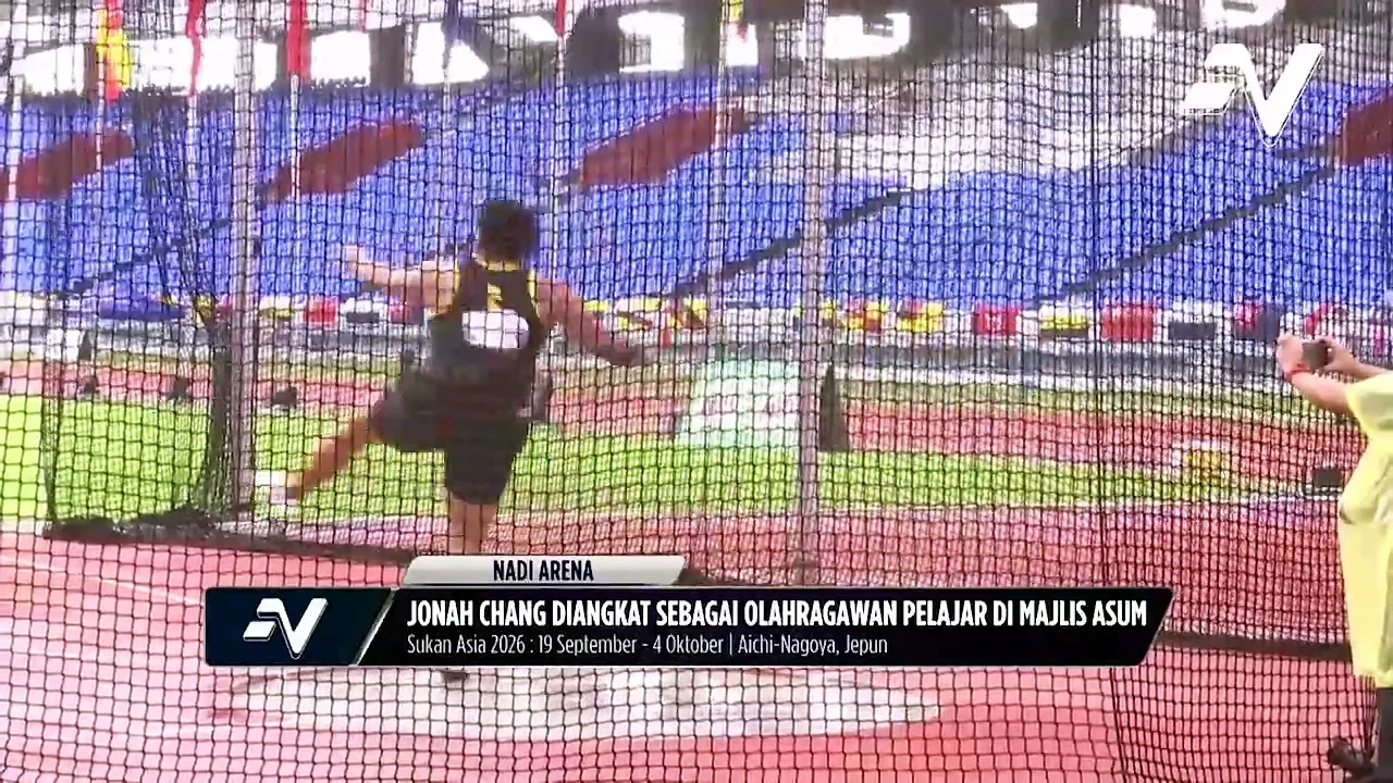 Jonah Chang harap anugerah diperolehi jadi azimat aksi cemerlang untuk gapai catatan 19 meter di Sukan Asia