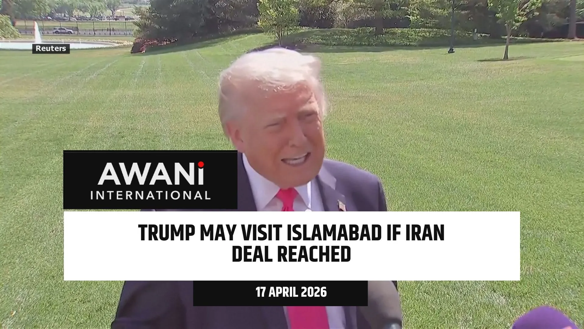 Trump may visit Islamabad if Iran deal reached