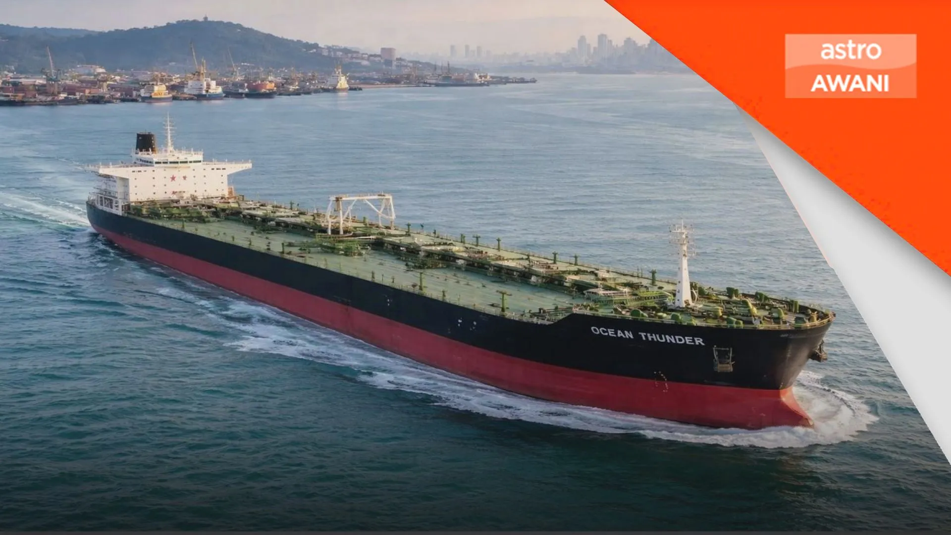 Kapal tangki Ocean Thunder bawa minyak mentah selamat tiba