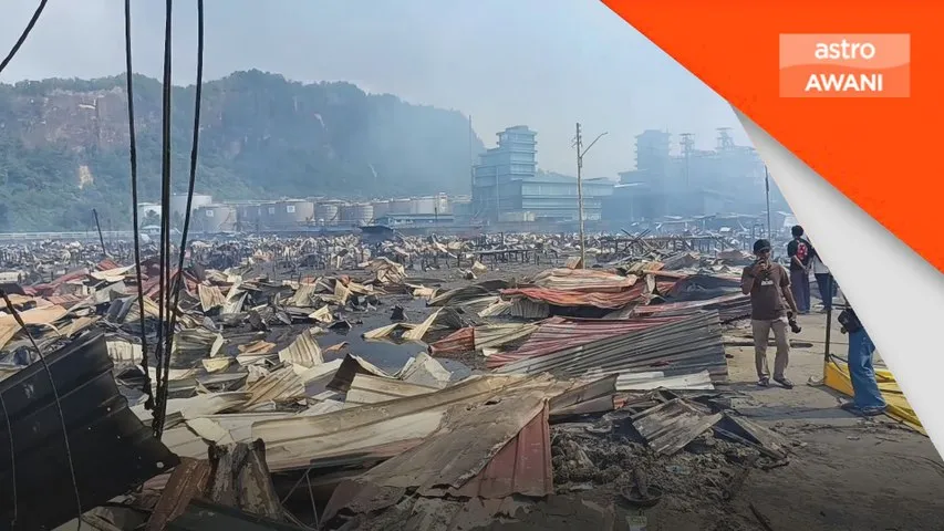 Seribu rumah Kg Bahagia atas air musnah