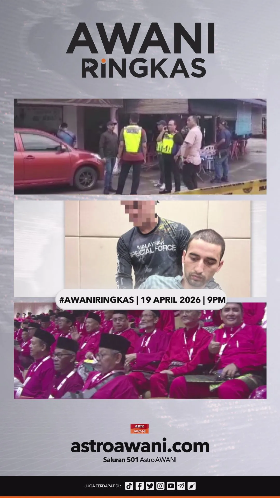 #AWANIRingkas 19 April 2026 | 9PM