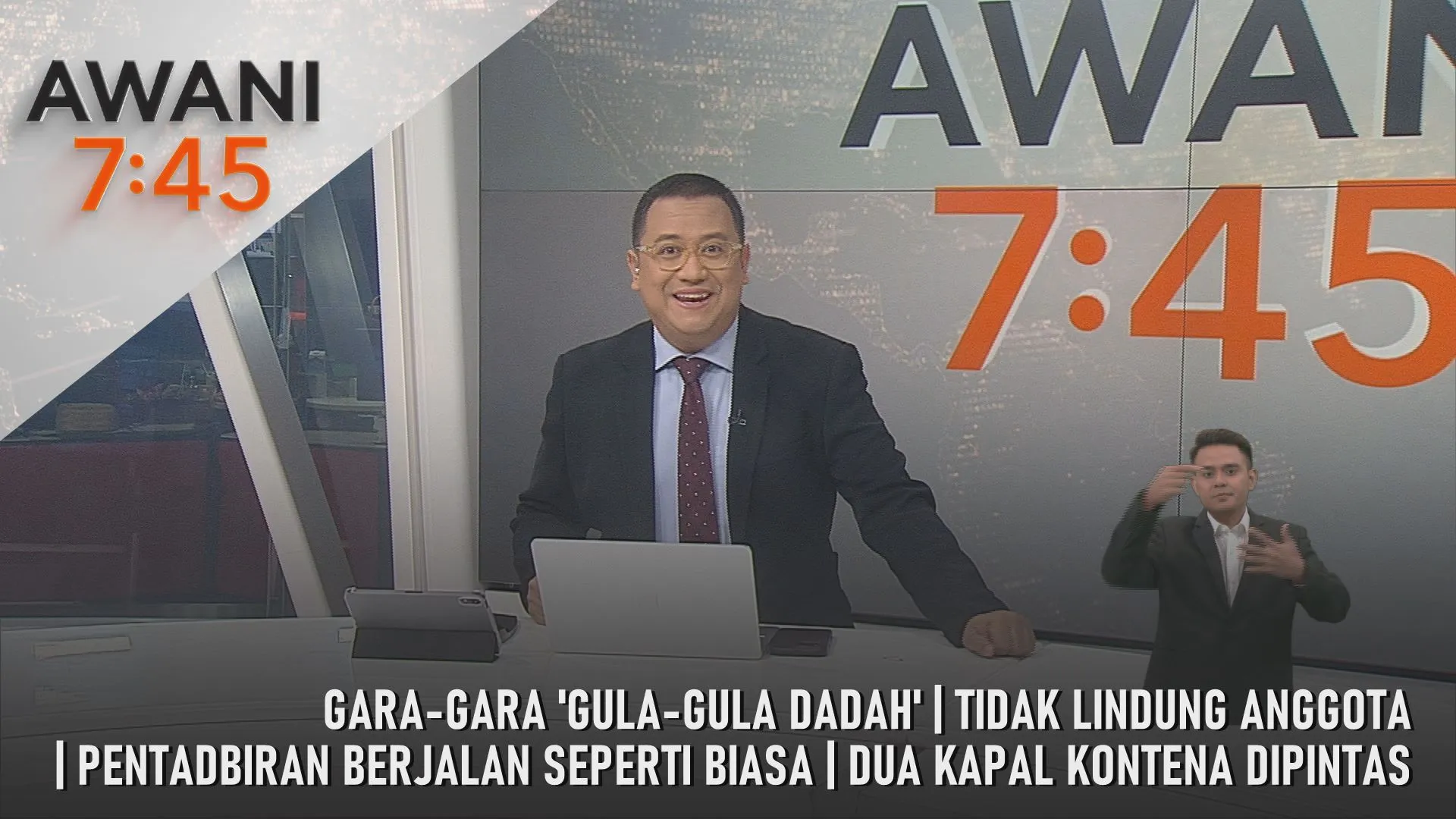 AWANI 7:45 [23/4/2026] - Gara-Gara 'Gula-Gula Dadah' | Tidak Lindung Anggota | Pentadbiran Berjalan Seperti Biasa | Dua Kapal Kontena Dipintas