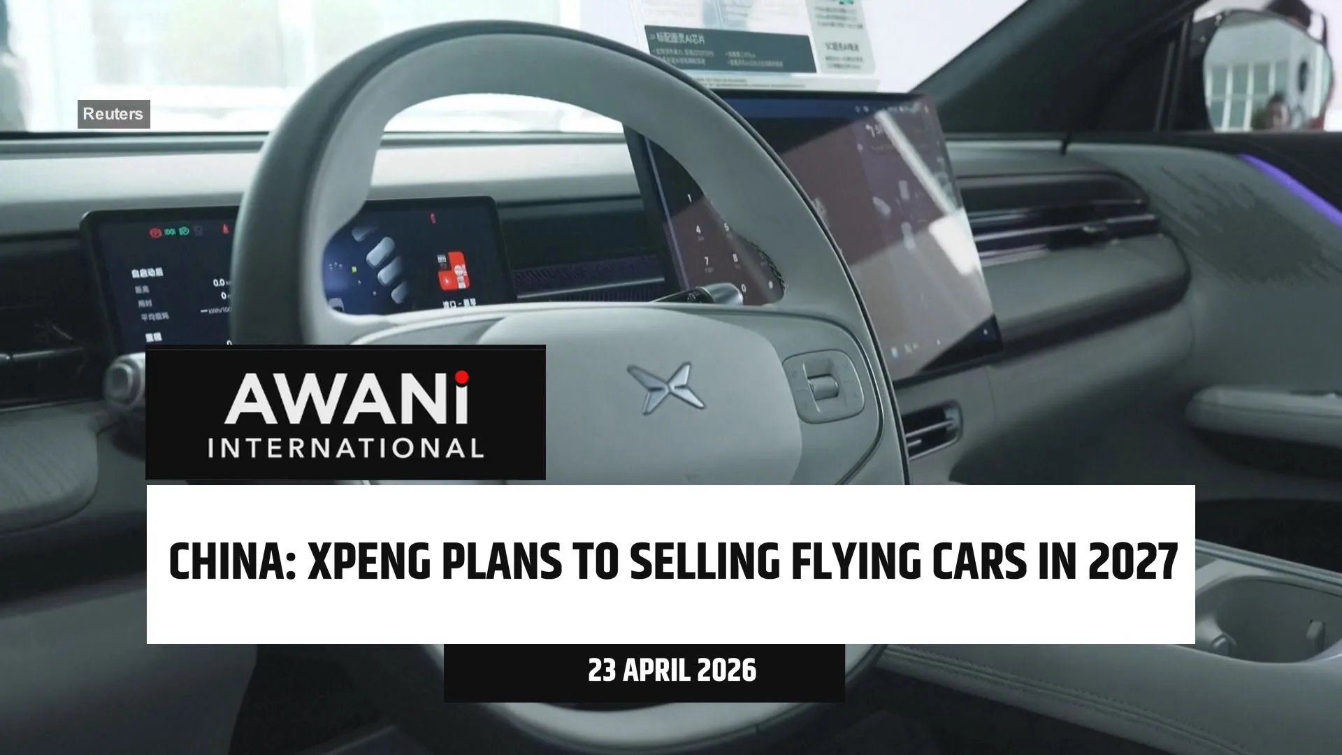 China's Xpeng to sell flying cars in 2027