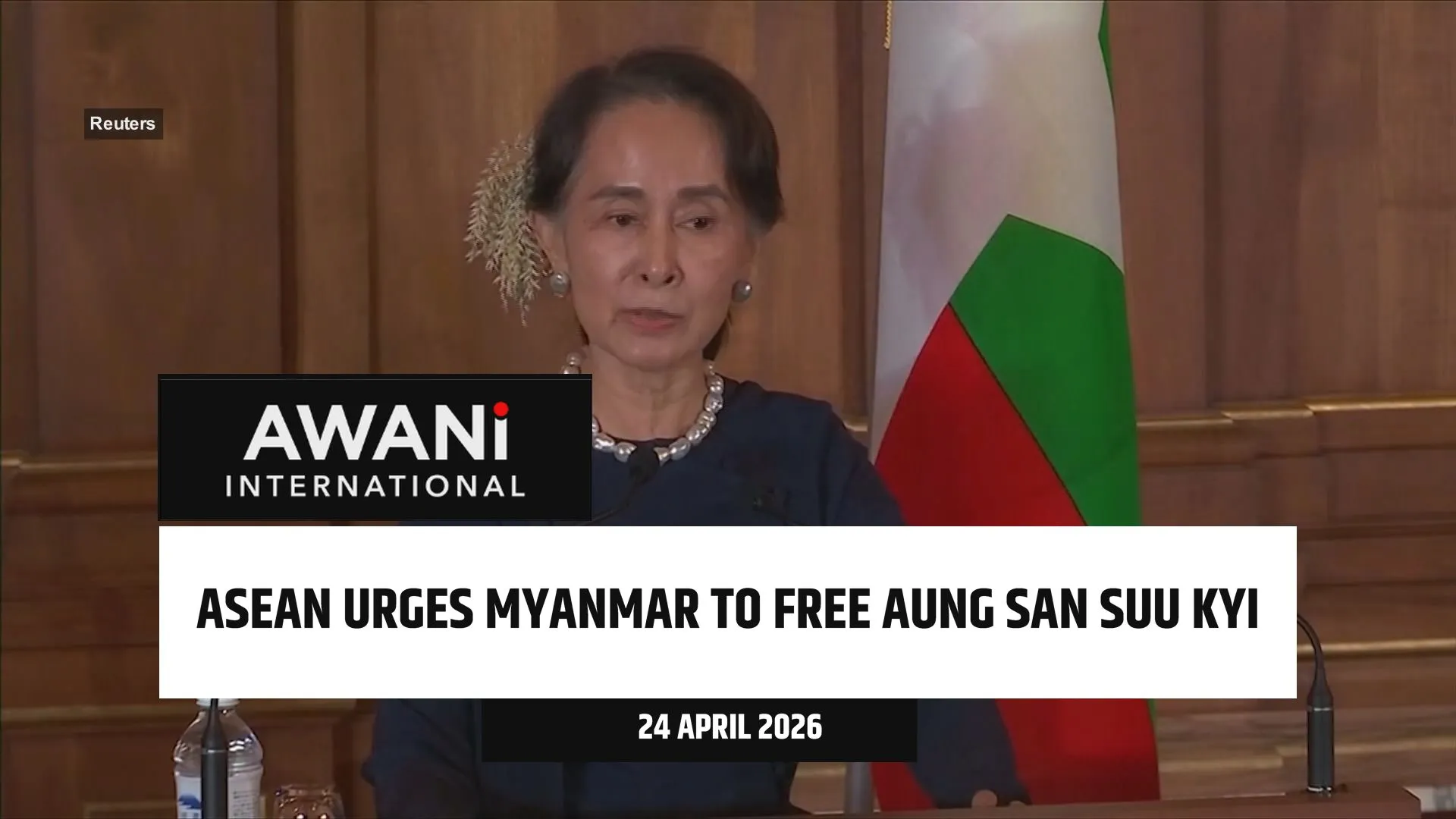 ASEAN urges Myanmar to free Aung San Suu Kyi