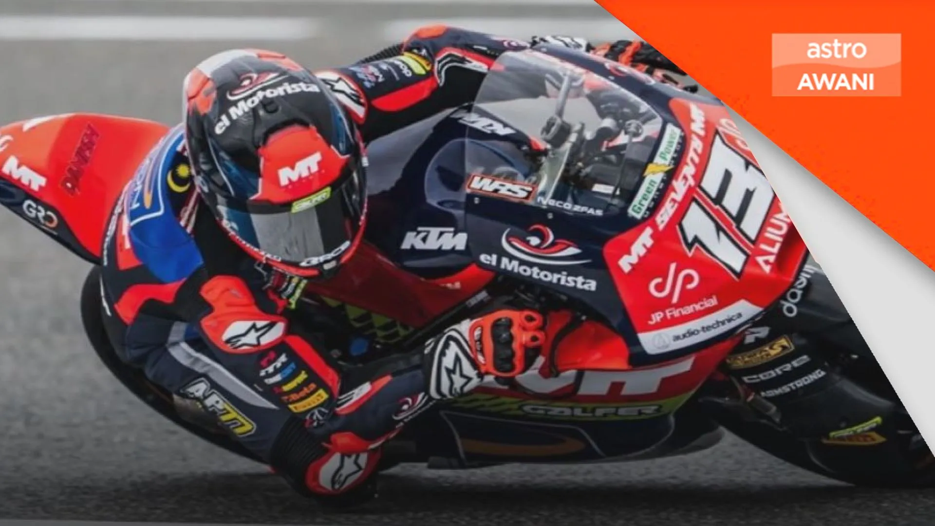 Hakim Danish kutip tiga mata berharga di Grand Prix Sepanyol