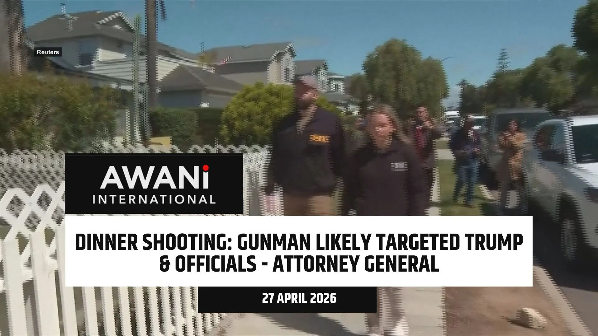 Gunman likely targeted Trump & officials - Attorney General