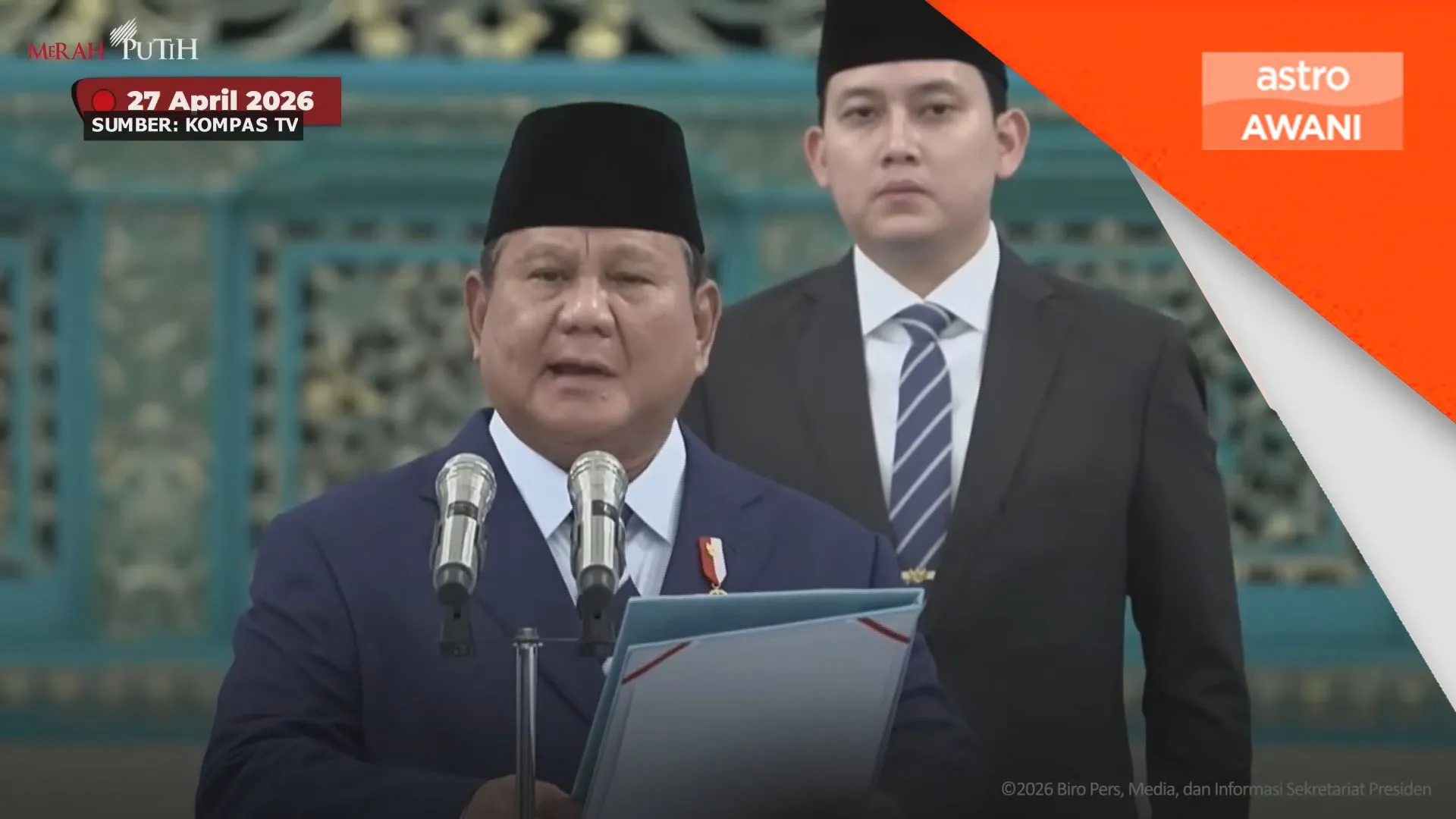 Prabowo rombak Kabinet Indonesia, lantik menteri baharu