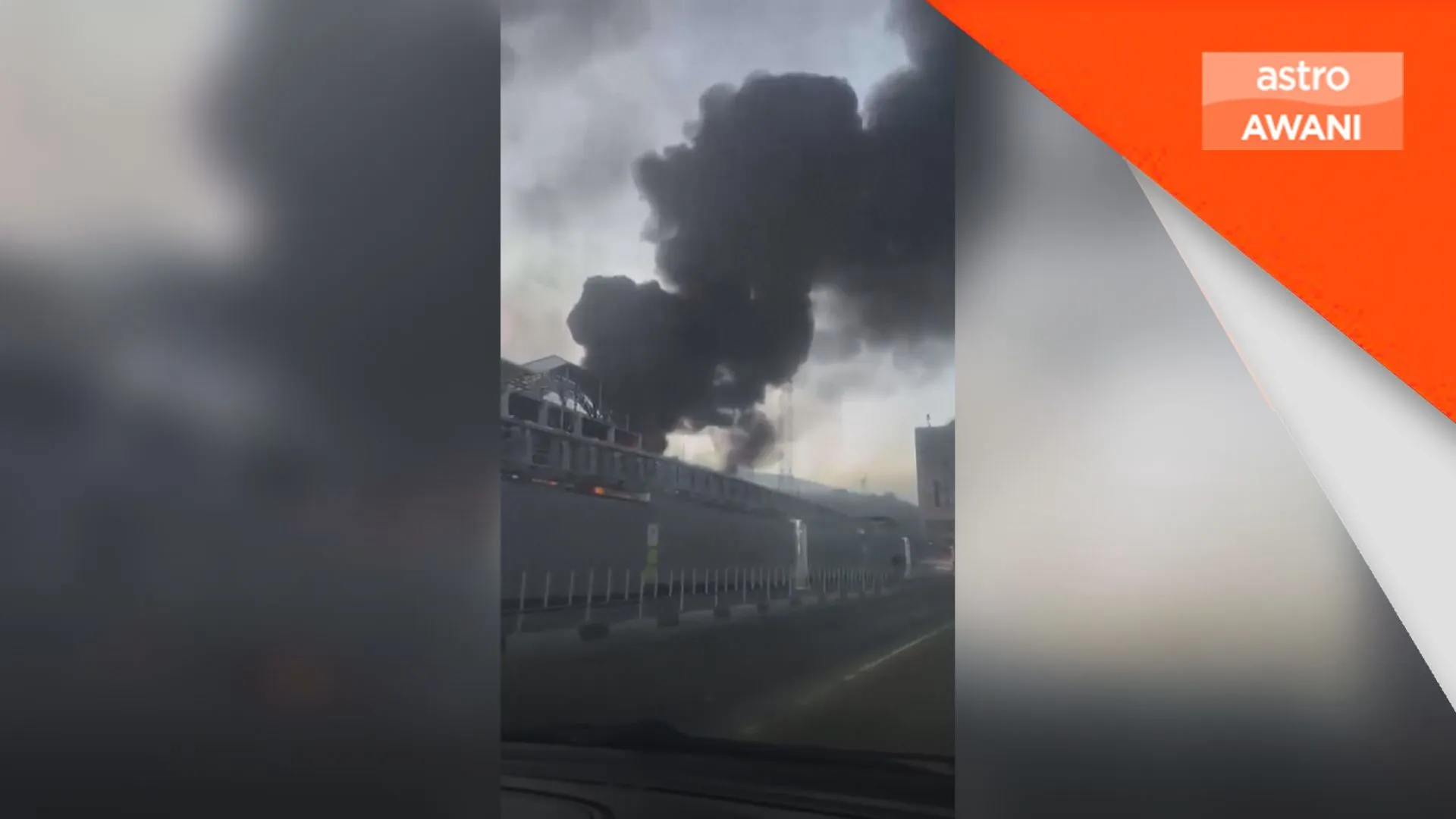 Serangan dron cetus kebakaran besar di kilang minyak Rusia