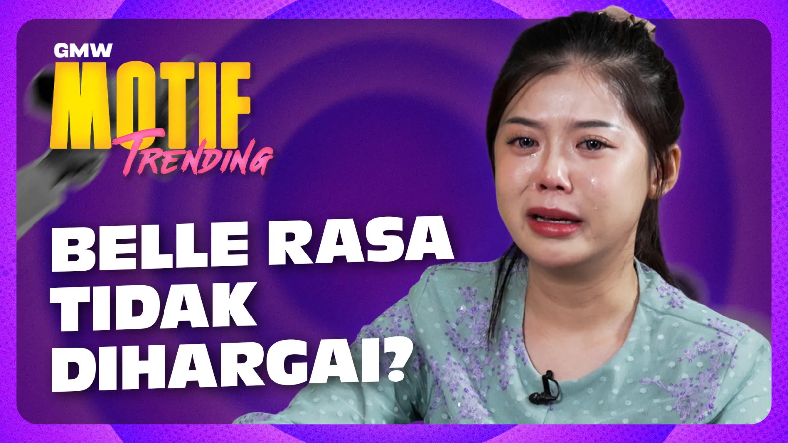 Belle Menangis Kena Sound Dalam Live, Rasa Tak Dihargai? | Motif Trending S5