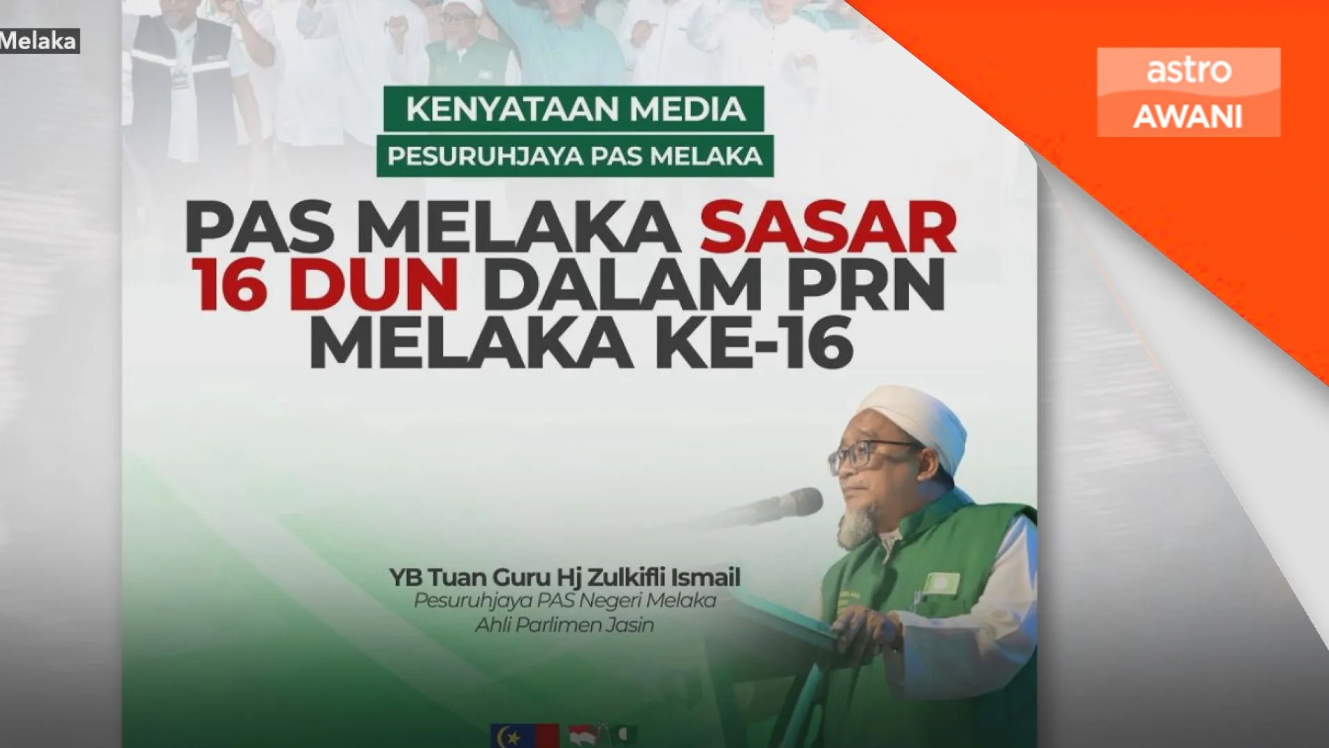 PAS sasar bertanding 16 kerusi DUN PRN Melaka