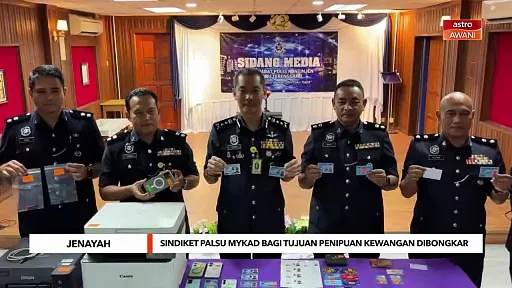 Sindiket palsu MyKad bagi tujuan penipuan kewangan dibongkar