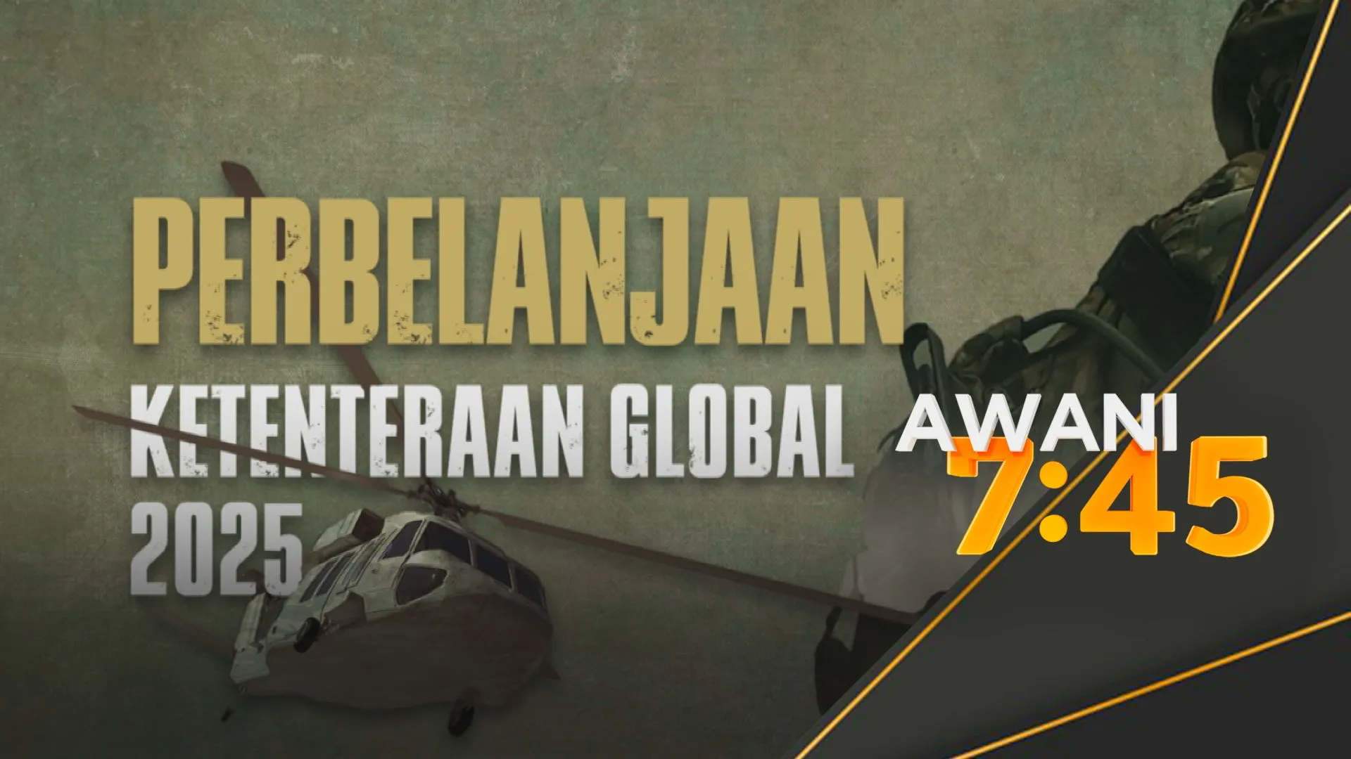 Perbelanjaan ketenteraan cecah AS$2.9 trilion pada 2025