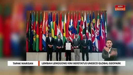 Lembah Lenggong kini berstatus UNESCO Global Geopark