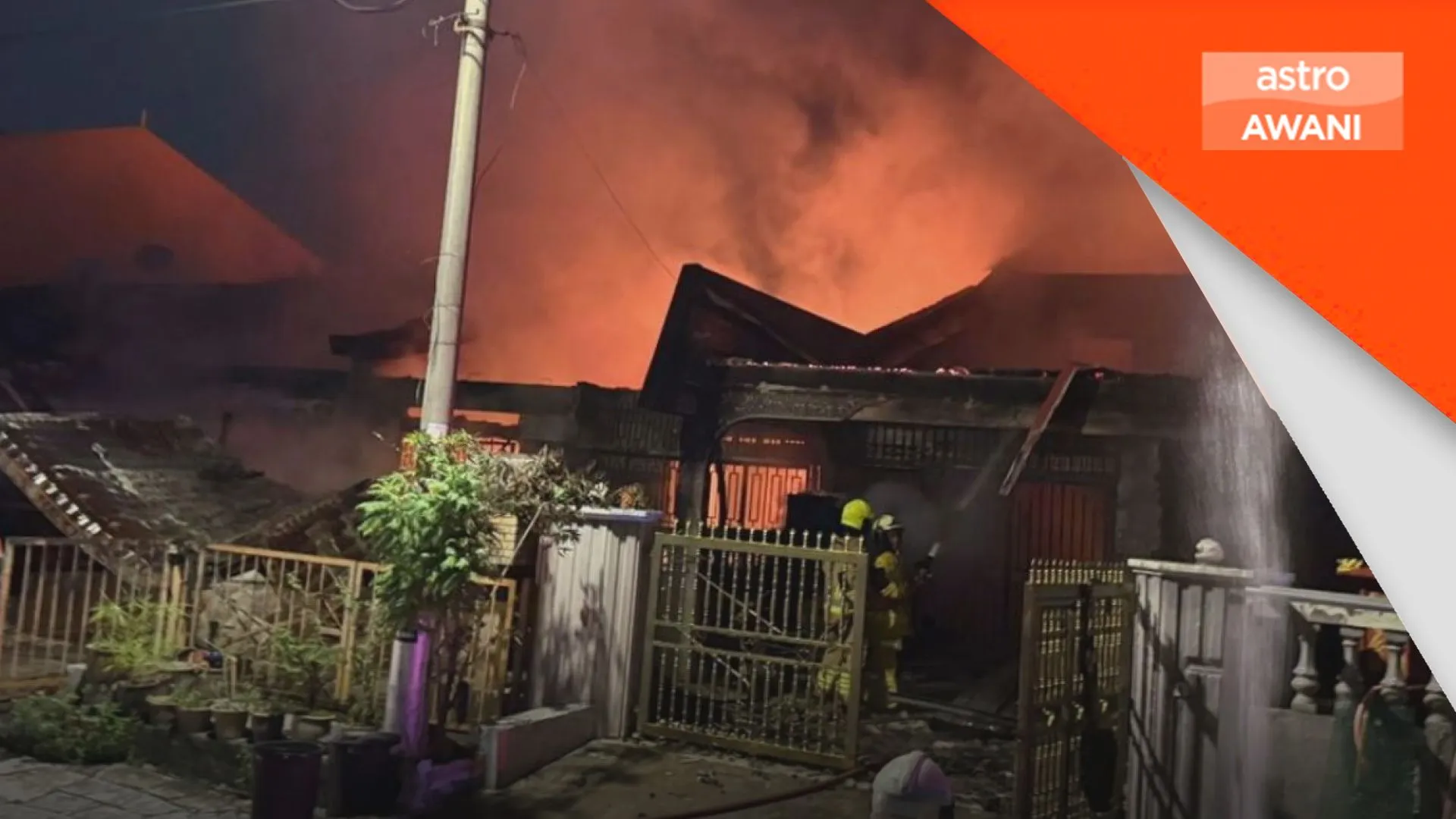 Lelaki rentung dalam kebakaran lima rumah di Kepong