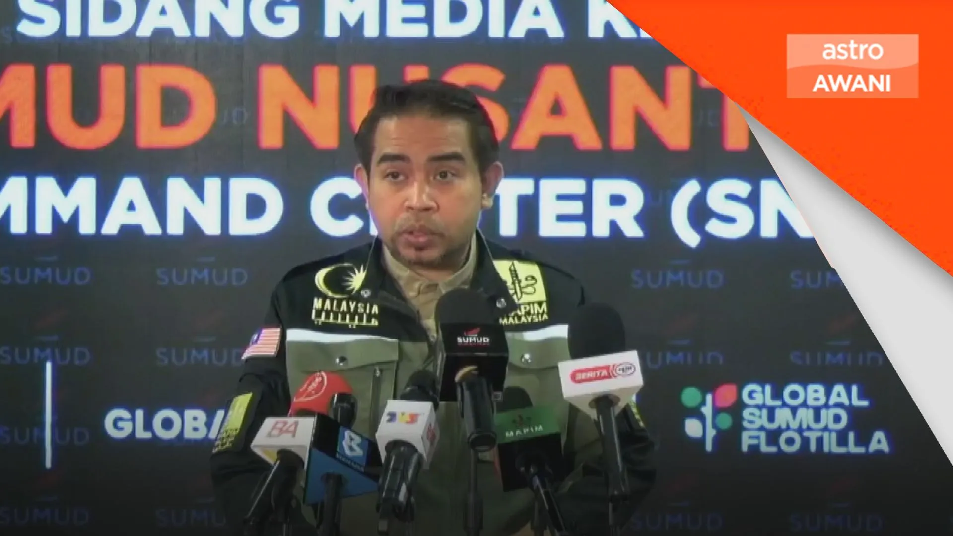 Kapal 2.0 Sumud Flotilla dipintas dan diberi tembakan amaran