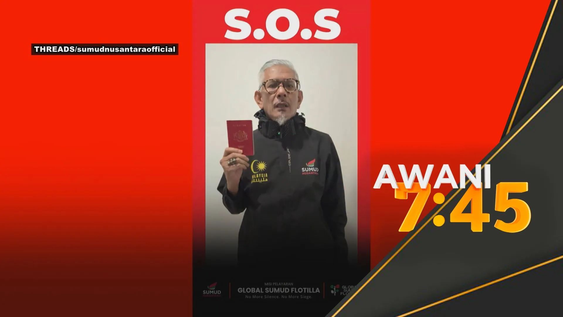 Sumud Nusantara siar video rakyat Malaysia ditahan Israel