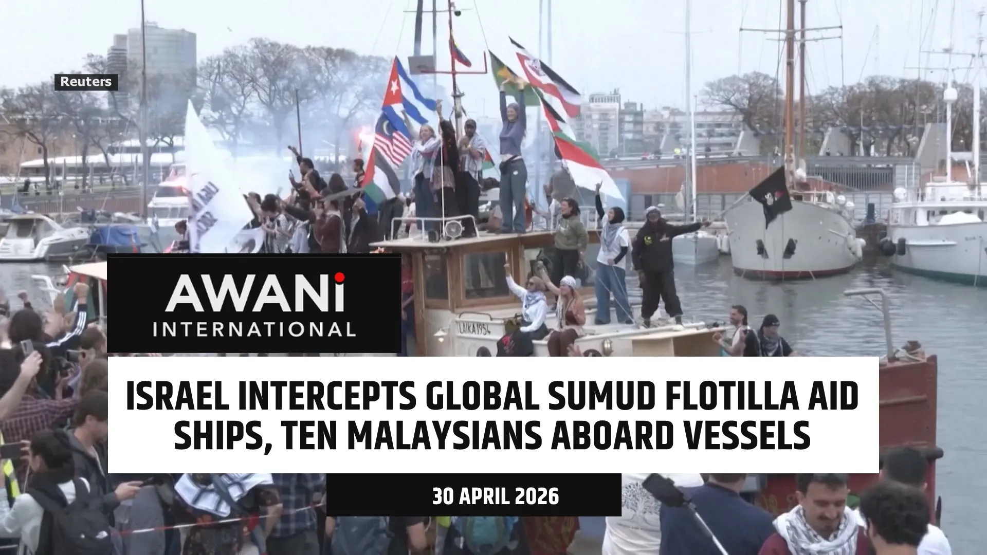 Israel intercepts Gaza aid ships in international waters