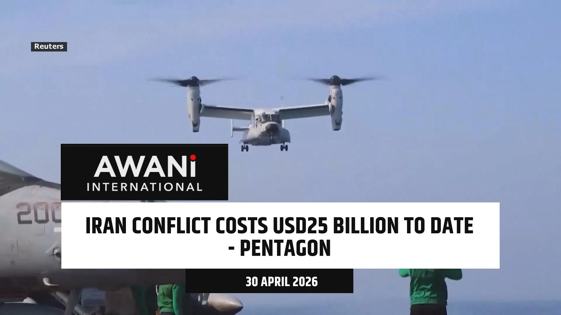 Iran conflict costs near USD25 billion - Pentagon