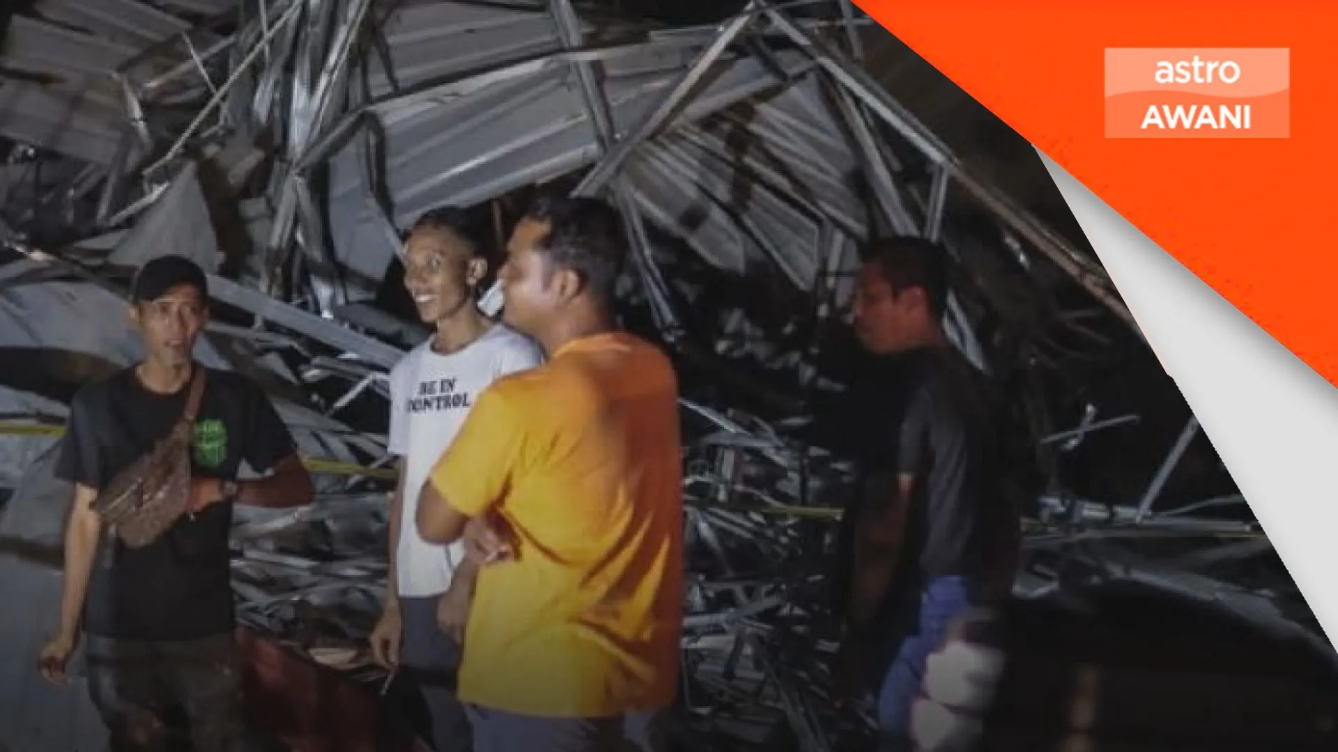 100 mangsa ribut ditempatkan di PPS SK Melayu Raya, Pontian