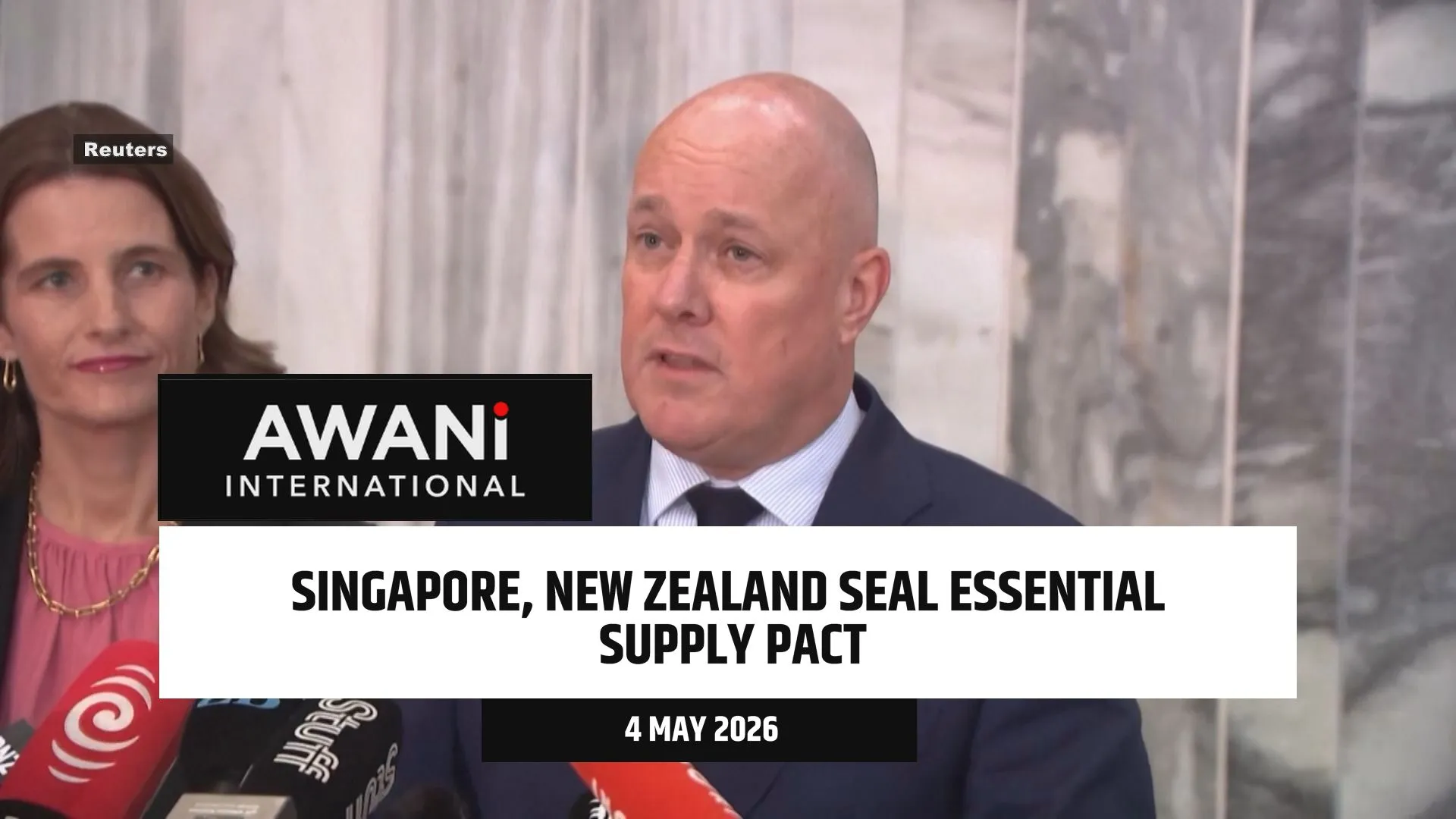 Singapore, New Zealand seal essential supply pact