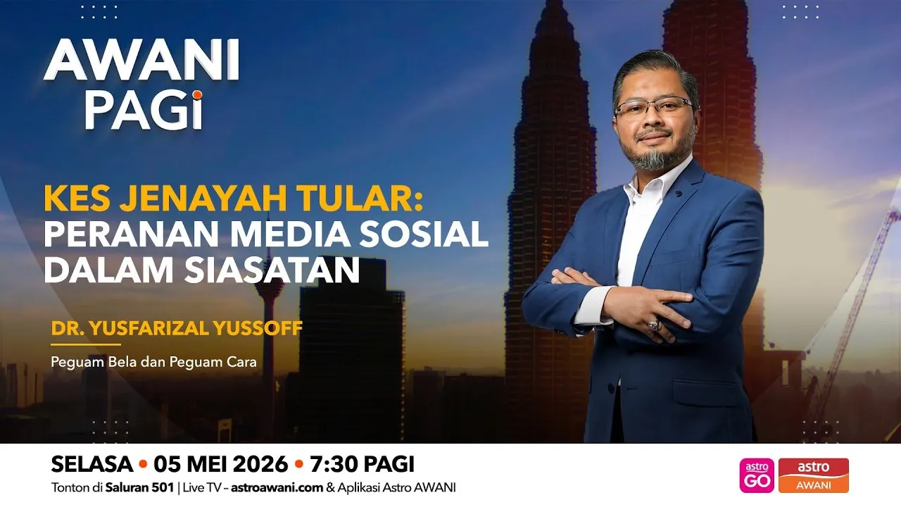 AWANI Pagi: Kes jenayah tular | Peranan media sosial dalam siasatan