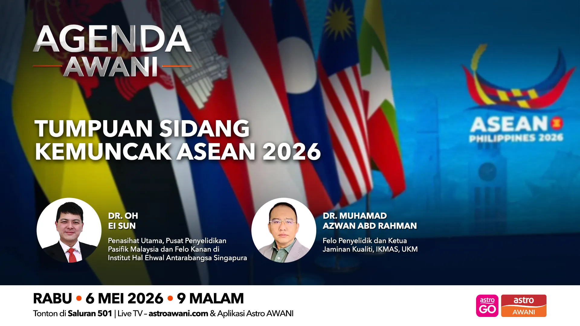 Agenda AWANI: Tumpuan Sidang Kemuncak Asean 2026