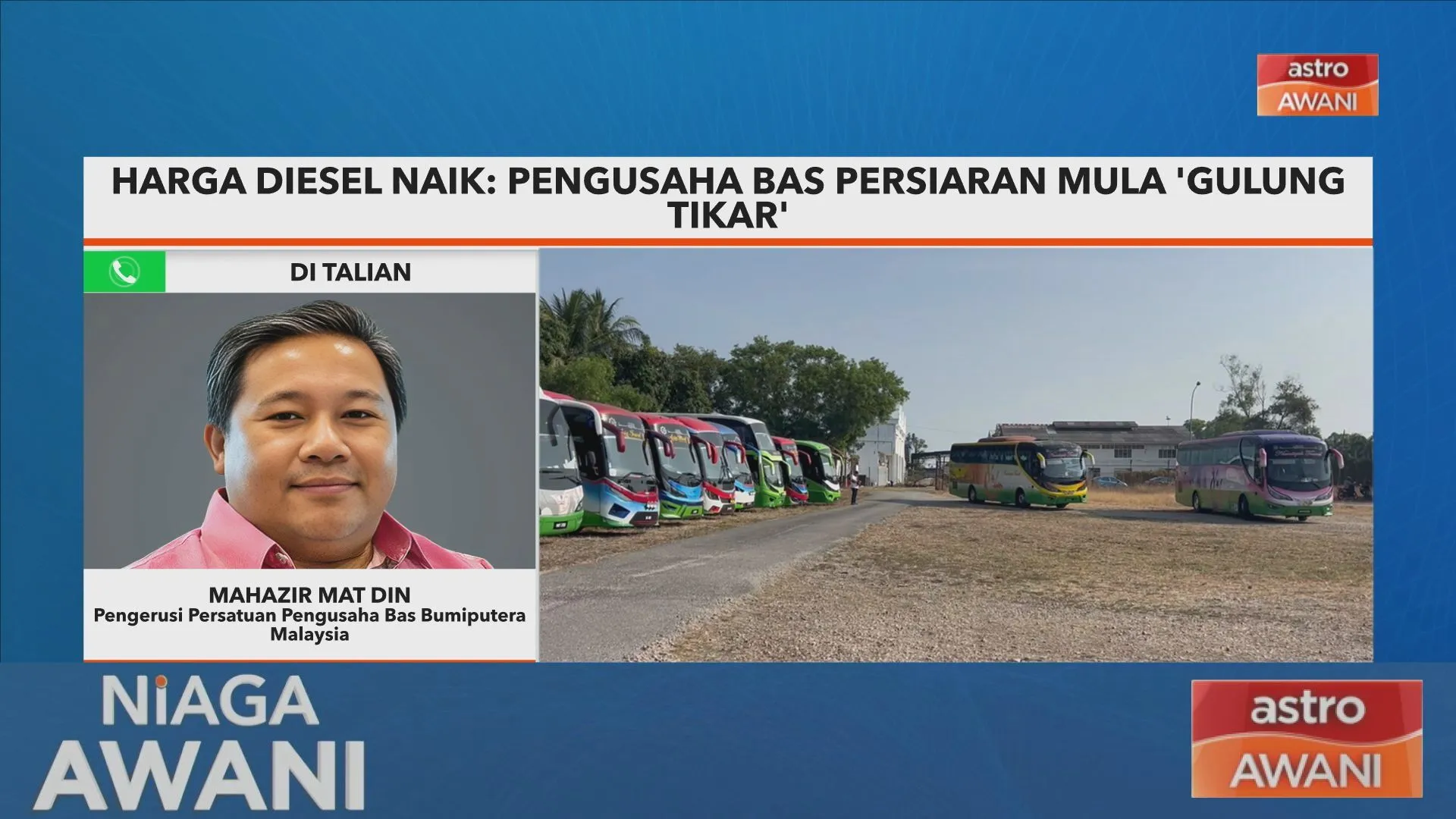 Harga diesel naik: Pengusaha bas persiaran mula 'gulung tikar'