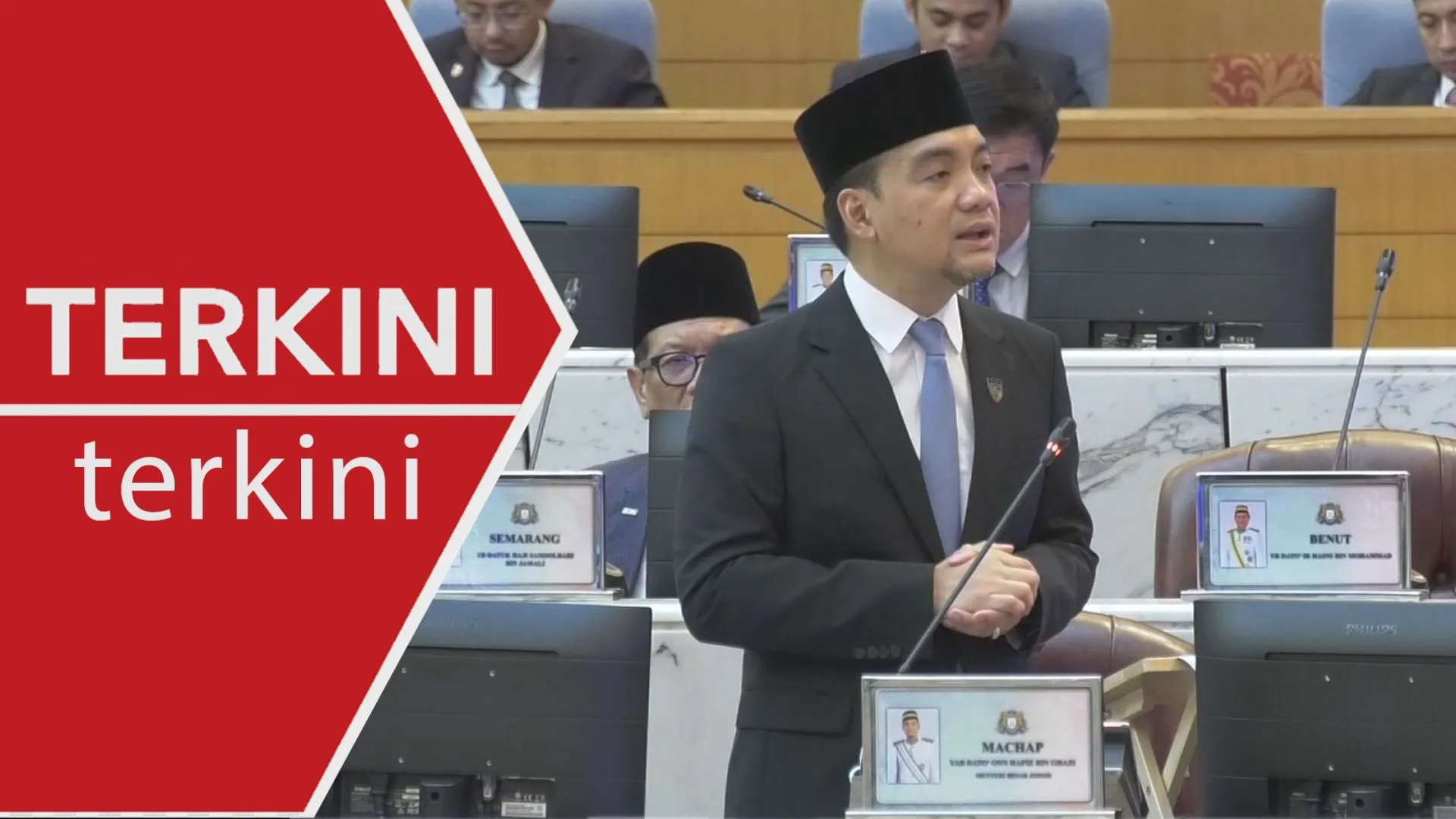 [TERKINI] DUN Johor tidak dibubar hari ini - Onn Hafiz