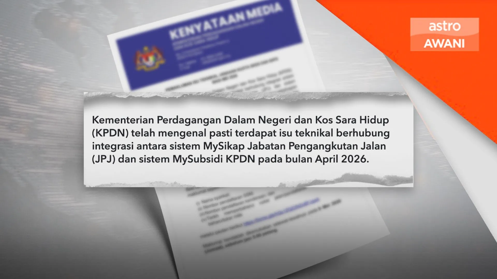 Isu teknikal sistem: Jejas kuota subsidi bahan api pemegang fleet card SKDS, SKPS — KPDN