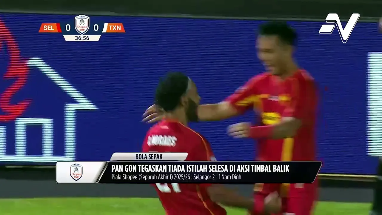 Kim Pan Gon enggan senang hati dengan kelebihan 1 gol dimiliki di Piala Shopee