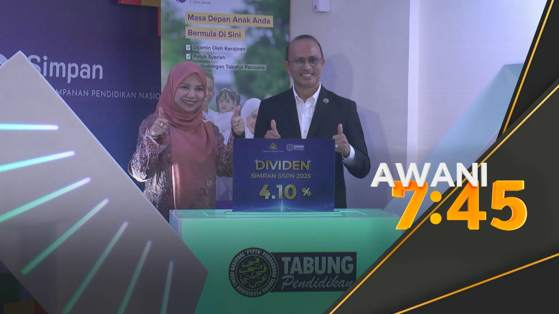 Dividen Simpan SSPN 4.10 peratus tertinggi 11 tahun