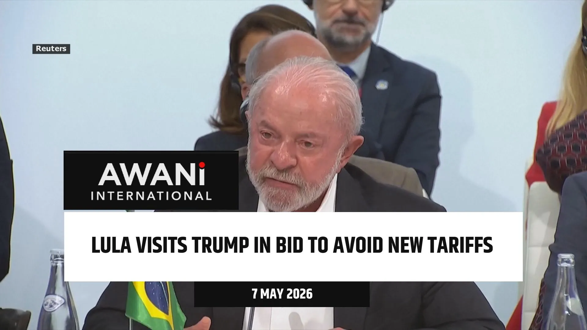 Lula visits Trump, seeking to avert new trade tariffs