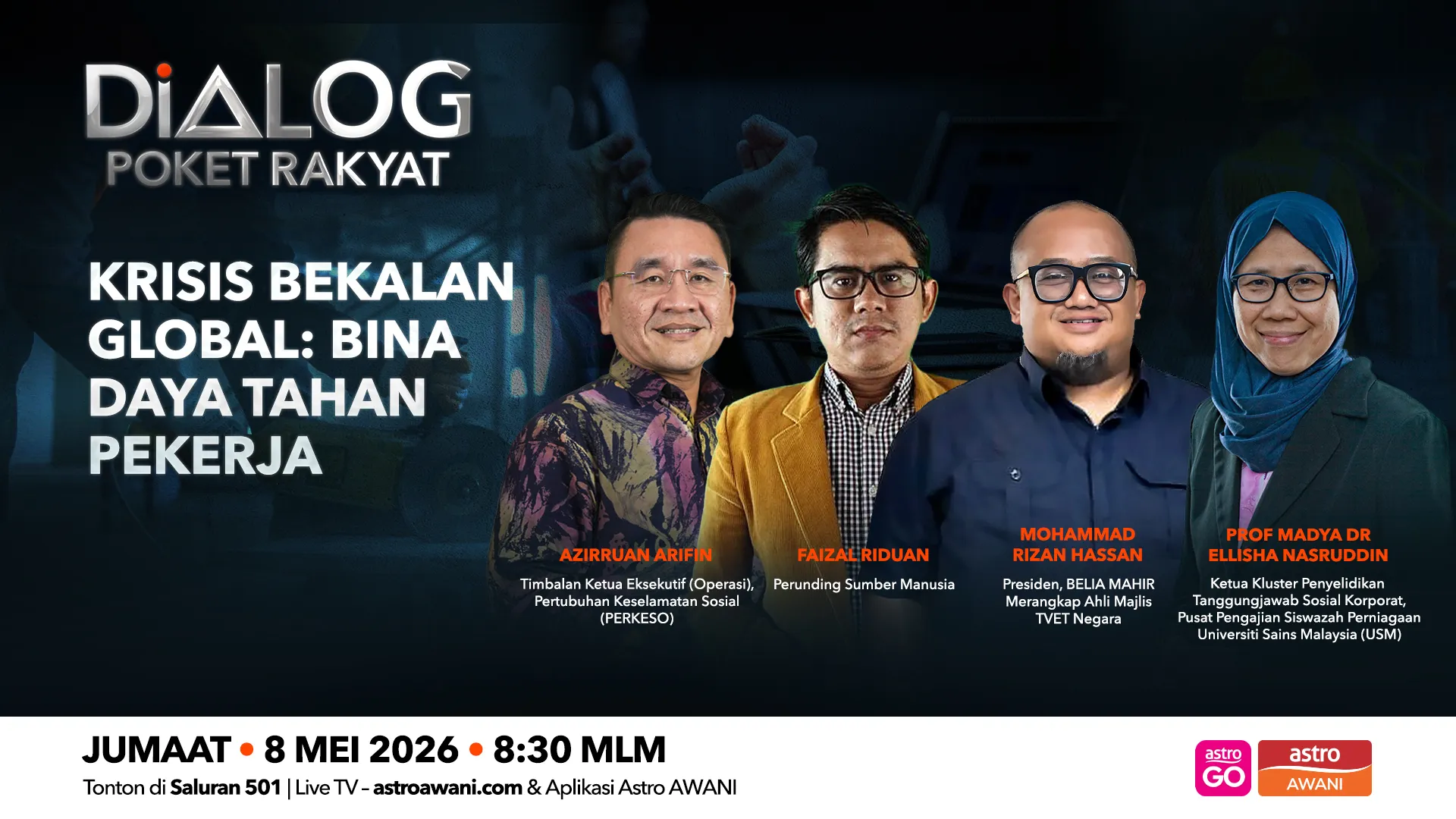 Dialog Poket Rakyat: Krisis bekalan global | Bina daya tahan pekerja