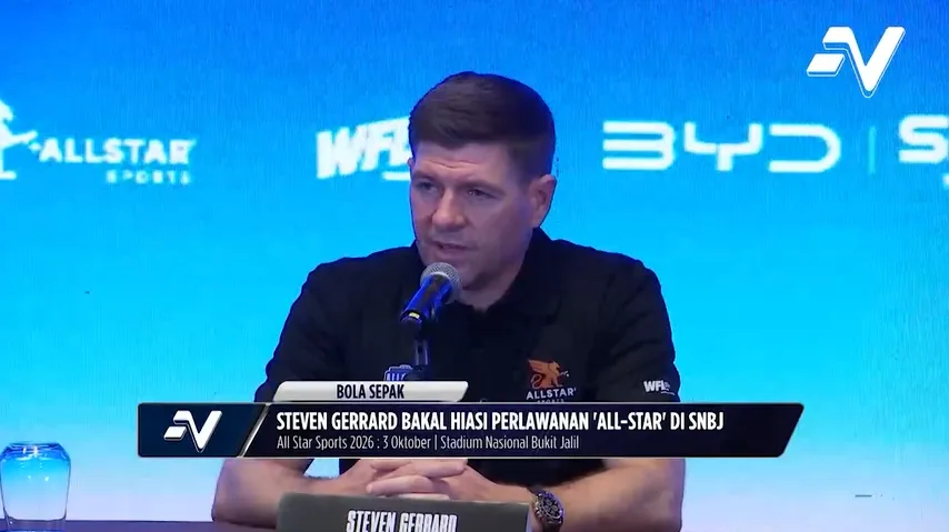 Steven Gerrard bakal hiasi perlawanan 'All-Star' di Stadium Nasional Bukit Jalil