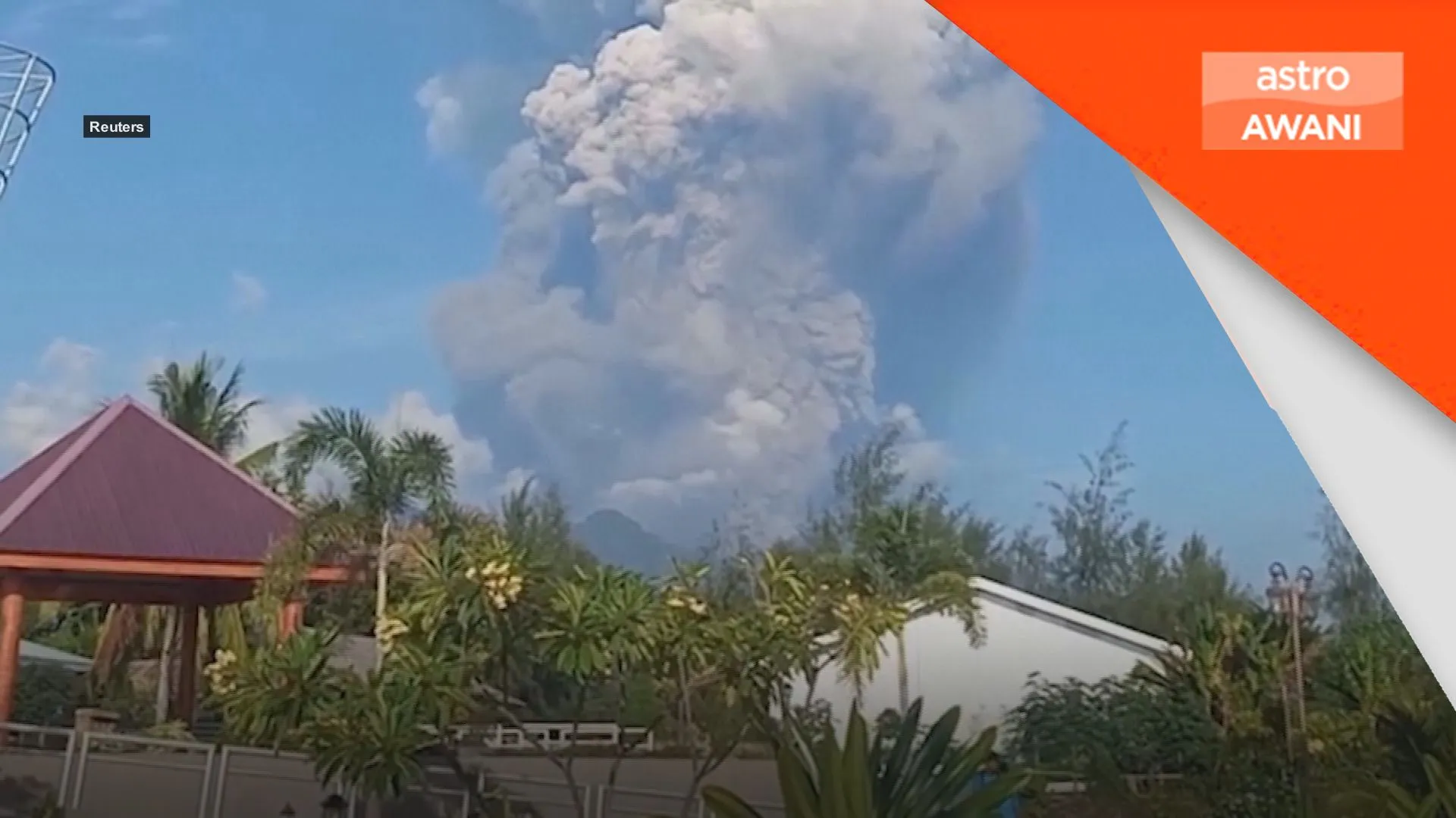 3 maut dalam insiden letusan gunung berapi di Indonesia