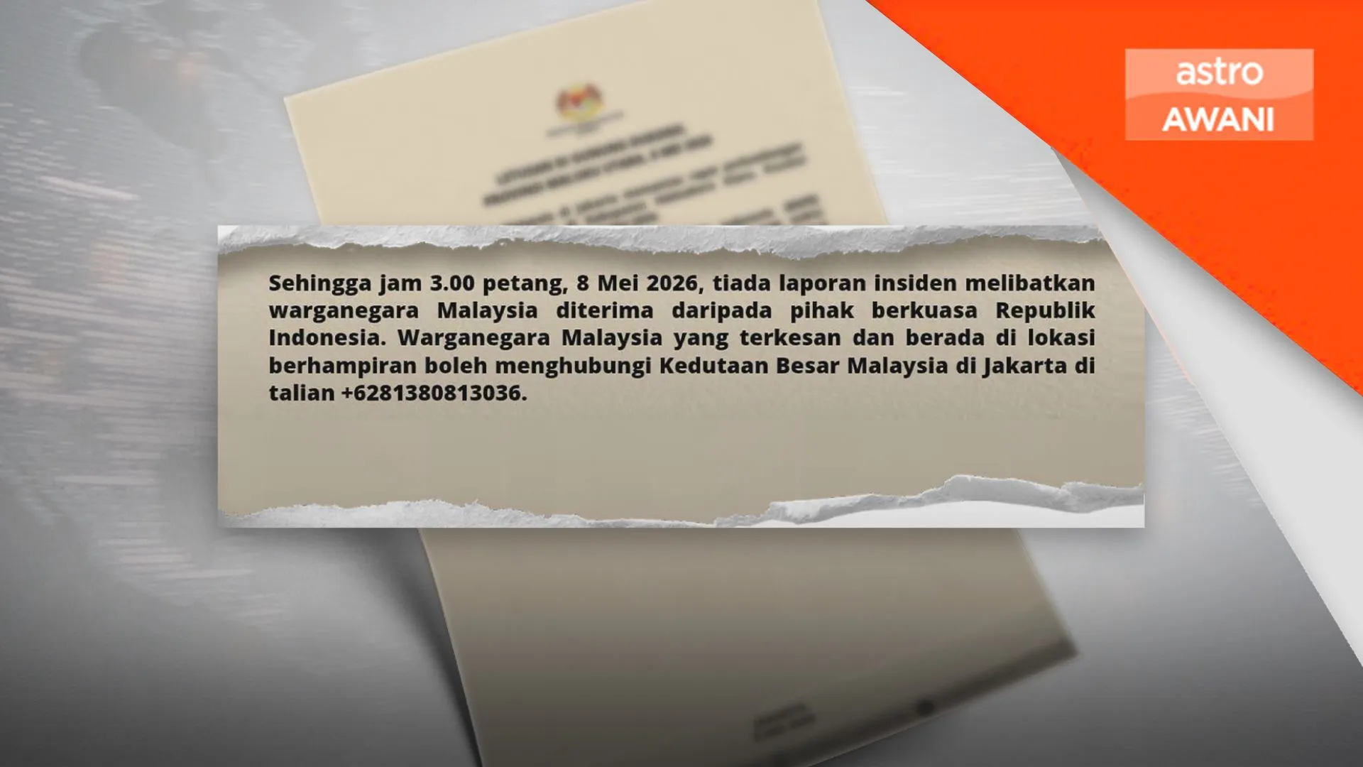 Letusan Gunung Dukono: Tiada rakyat Malaysia dilapor terlibat