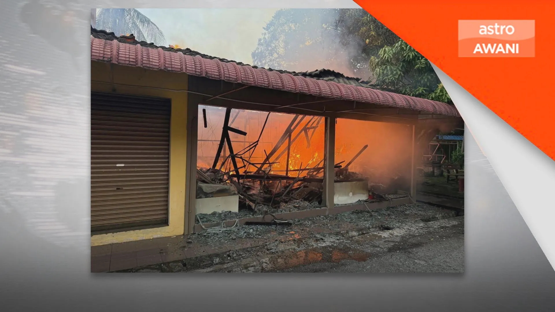 Kebakaran Memusnahkan Galeri Seni Binaan Politeknik Ungku Omar