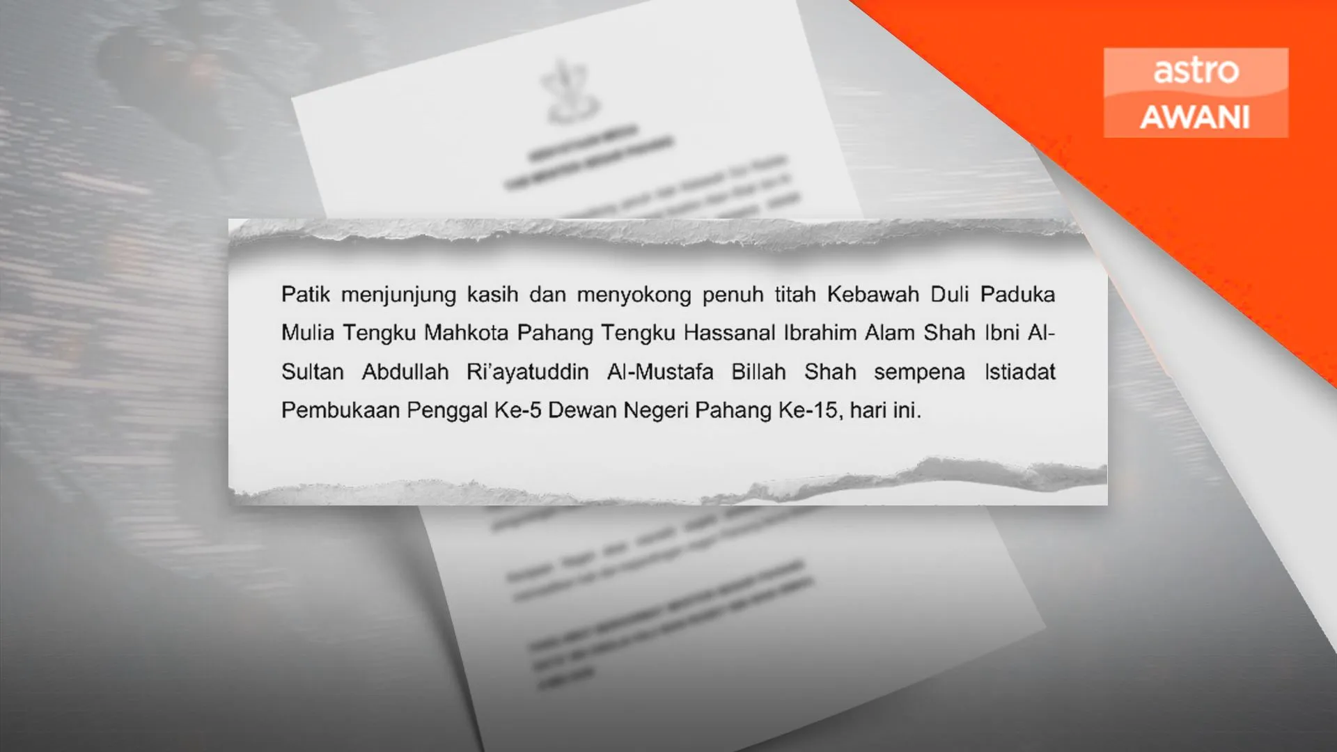 Pahang teliti titah Tengku Mahkota isu hak negeri