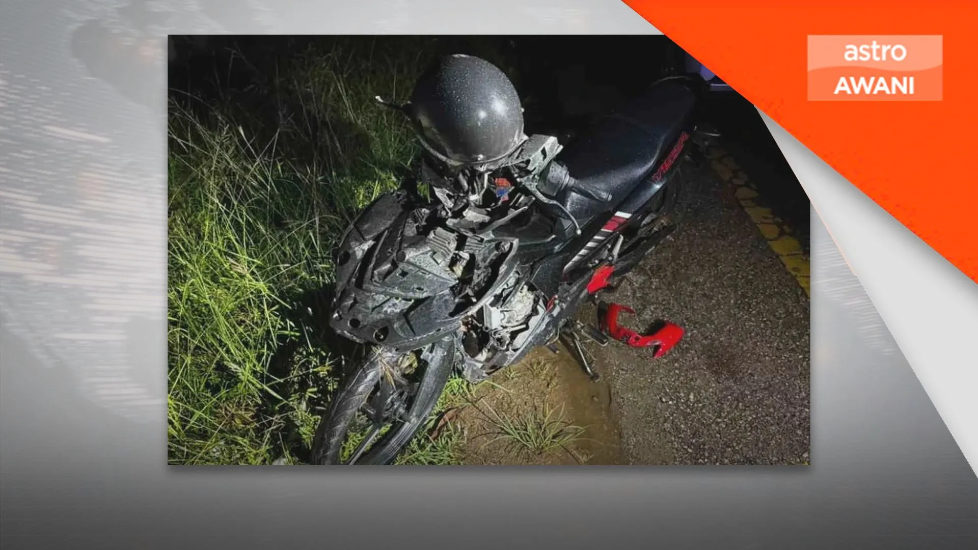 Warga emas maut dirempuh motosikal di Gua Musang